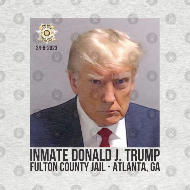 Inmate Trump Mugshot Fulton county Jail by Danemilin